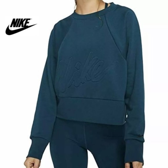 Nike Get Fit Fleece Teal Size Medium - Picture 1 of 7
